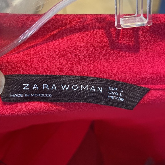 Zara Tops Zara Woman Instant Wrap Size Large Top Good Condition